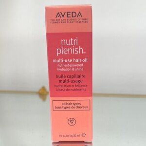 Aveda Nutriplenish Hair Oil in Pink Packaging